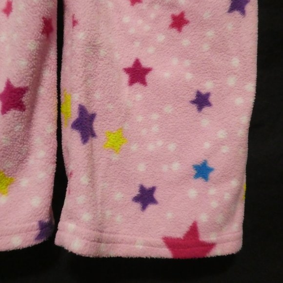 CHILDREN'S PLACE | medium 7/8 | Pink Star Print Fleece Pajama / Loungewear Pants - Picture 16 of 16